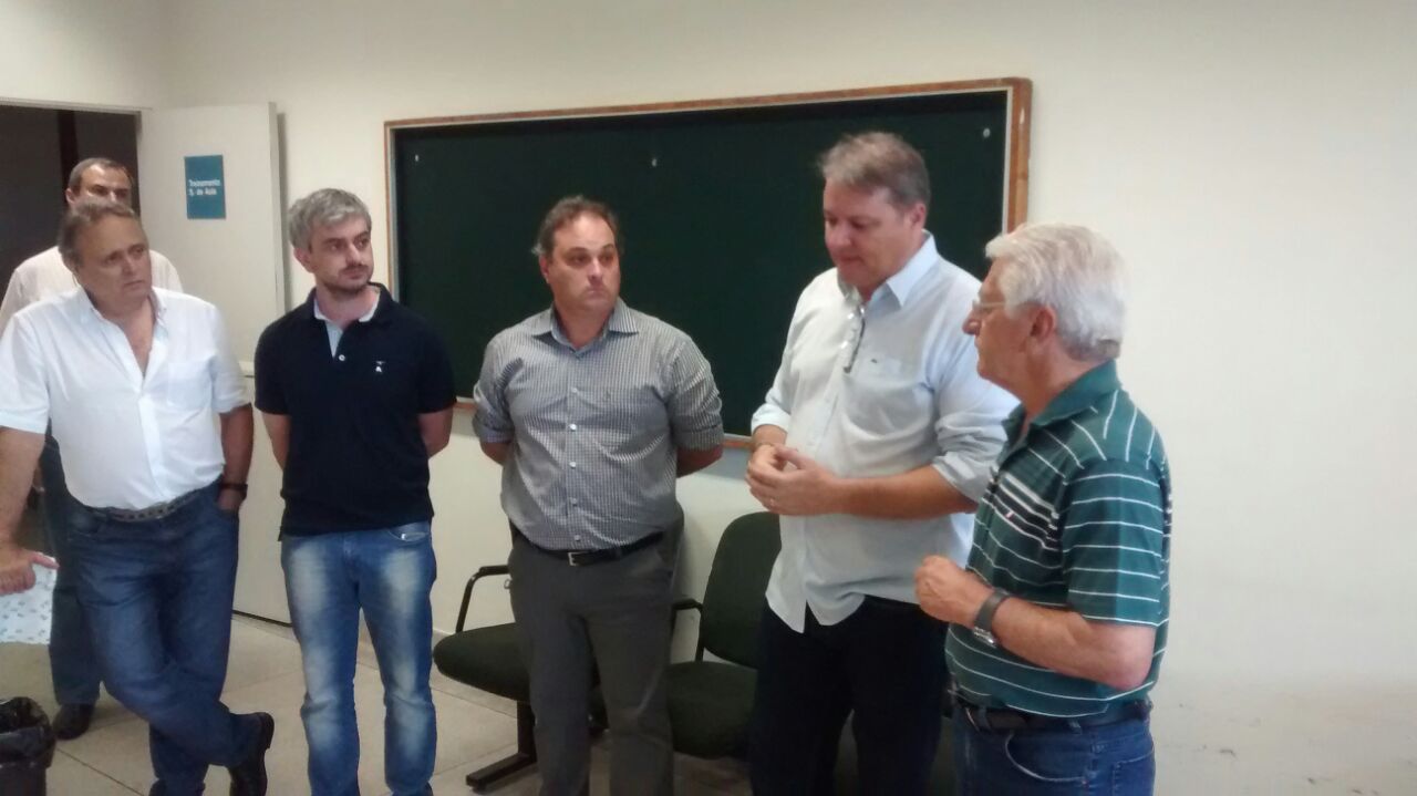Deputado Adérmis Marini em Pedregulho, com o Prefeito Dirceu Polo Filho, com Vice-Prefeito, Dr. Vagner, com o ex-prefeito, Dirceu Polo e lideranças